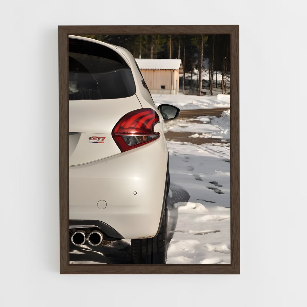 Poster Neige et Performances – affiche Peugeot (vue 5)